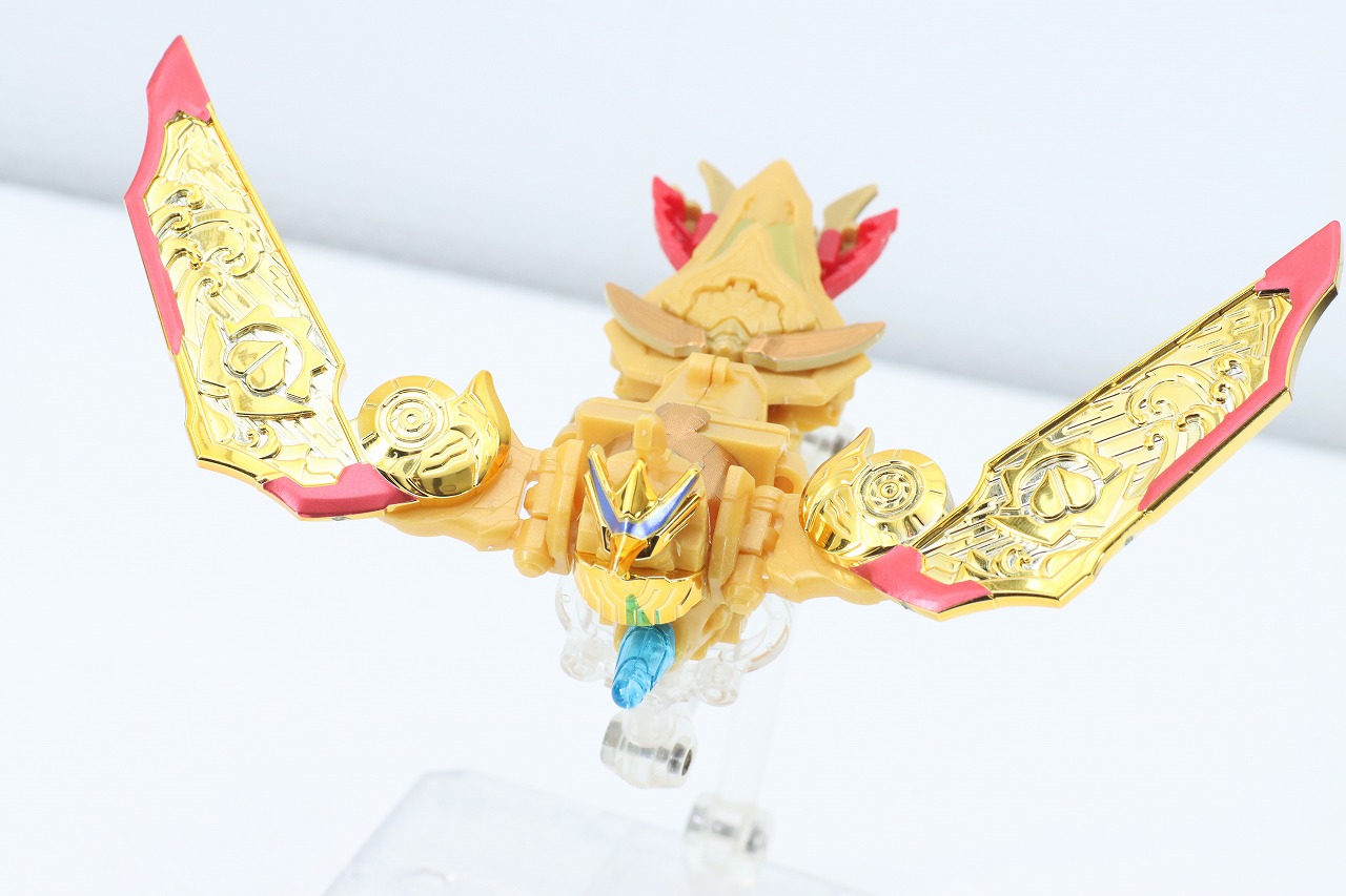 ミニプラ　トラドラオニタイジン極 お祭りメタリックVer.　レビュー　オミコシフェニックス　アクション