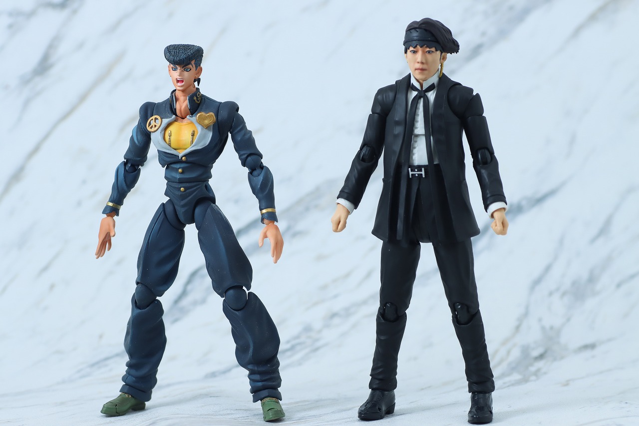 S.H.フィギュアーツ　岸辺露伴（『ルーヴルへ行く』）　レビュー　本体　超像可動　東方仗助　比較