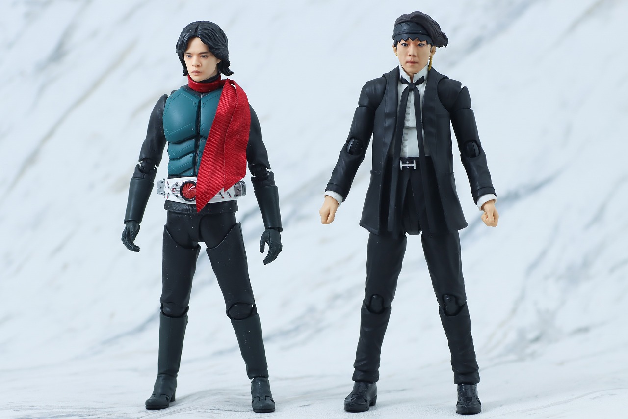 S.H.フィギュアーツ　岸辺露伴（『ルーヴルへ行く』）　レビュー　本体　本郷猛　シン・仮面ライダー　比較