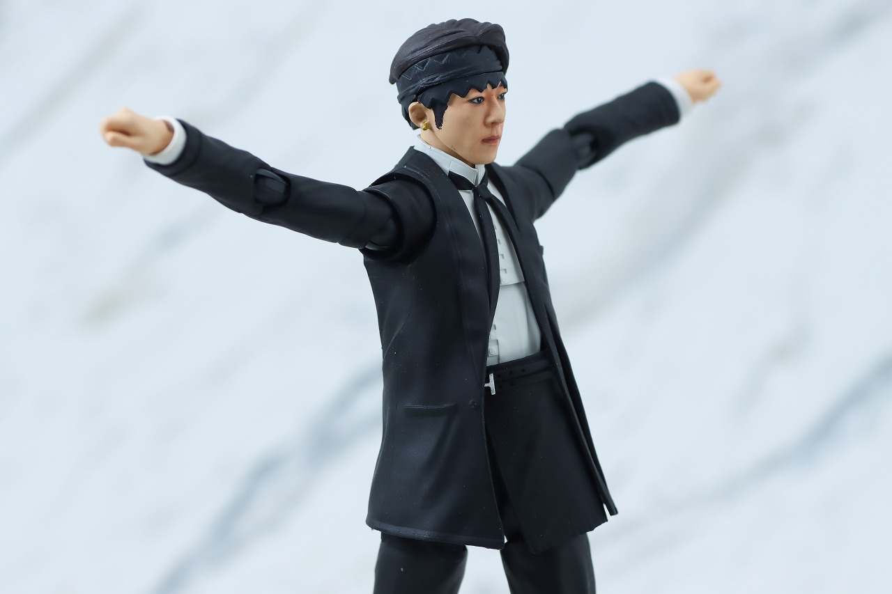 S.H.フィギュアーツ　岸辺露伴（『ルーヴルへ行く』）　レビュー　可動範囲