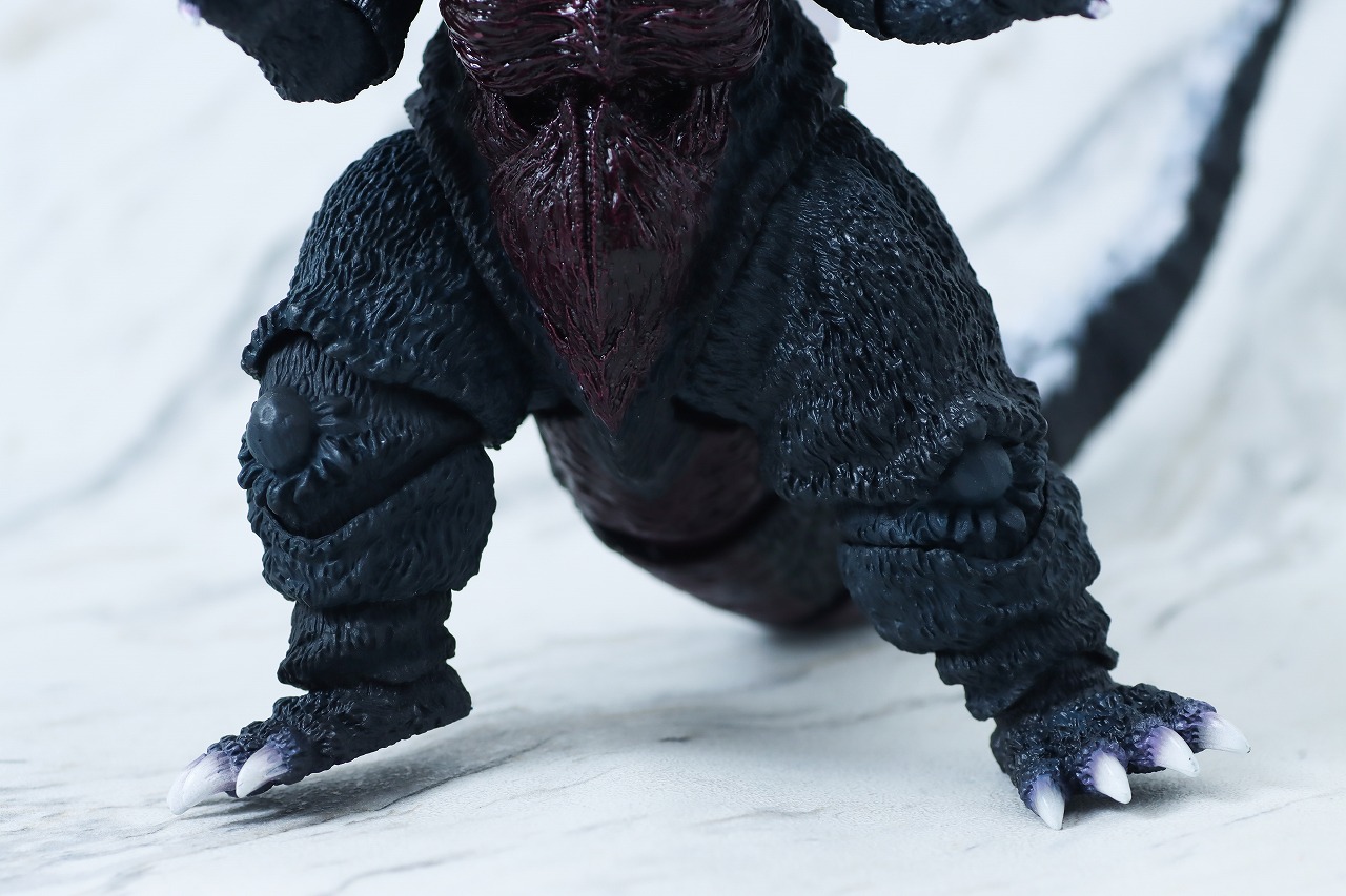S.H.モンスターアーツ　スペースゴジラ 福岡決戦Ver.　レビュー　可動範囲