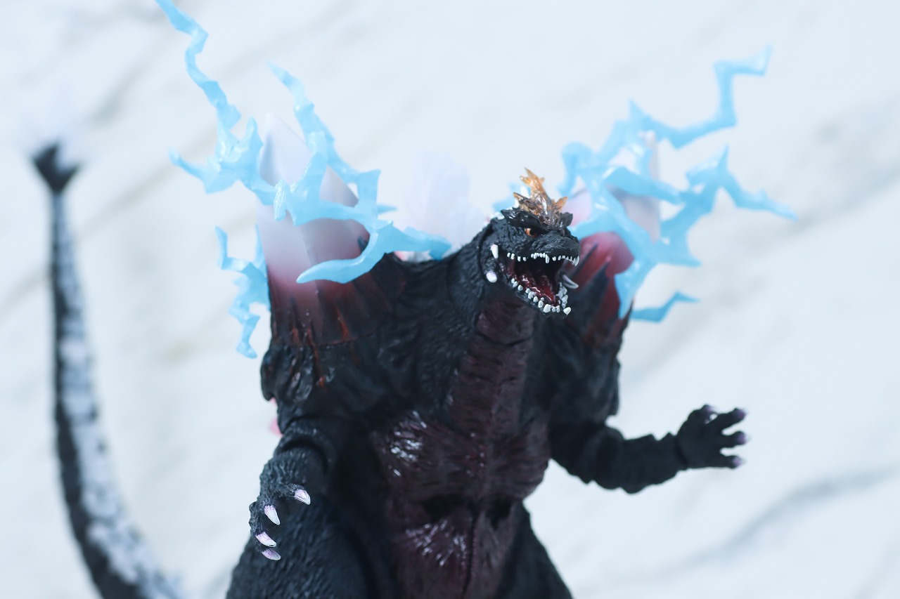 S.H.モンスターアーツ　スペースゴジラ 福岡決戦Ver.　レビュー　アクション