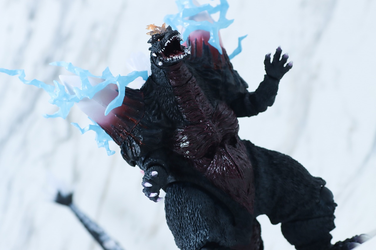 S.H.モンスターアーツ　スペースゴジラ 福岡決戦Ver.　レビュー　アクション