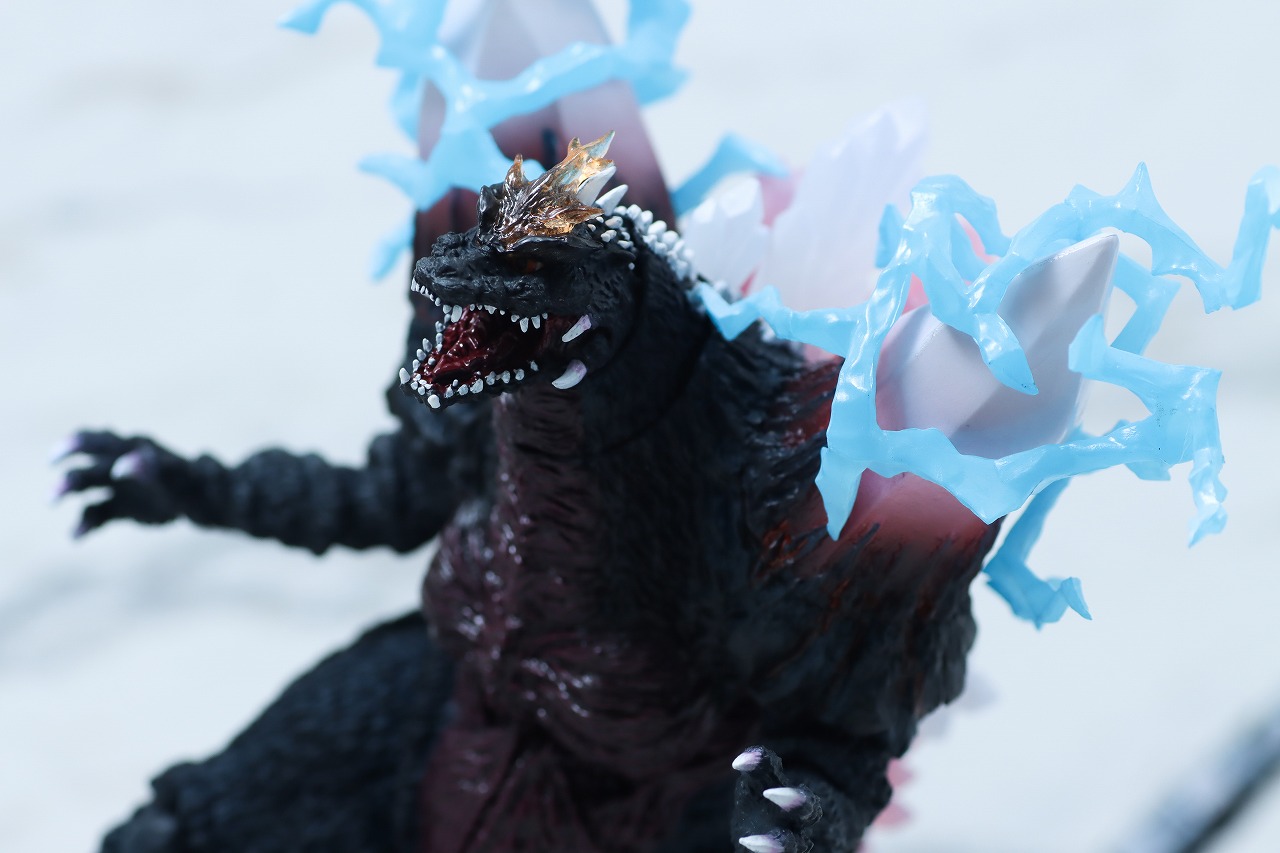 S.H.モンスターアーツ　スペースゴジラ 福岡決戦Ver.　レビュー　アクション