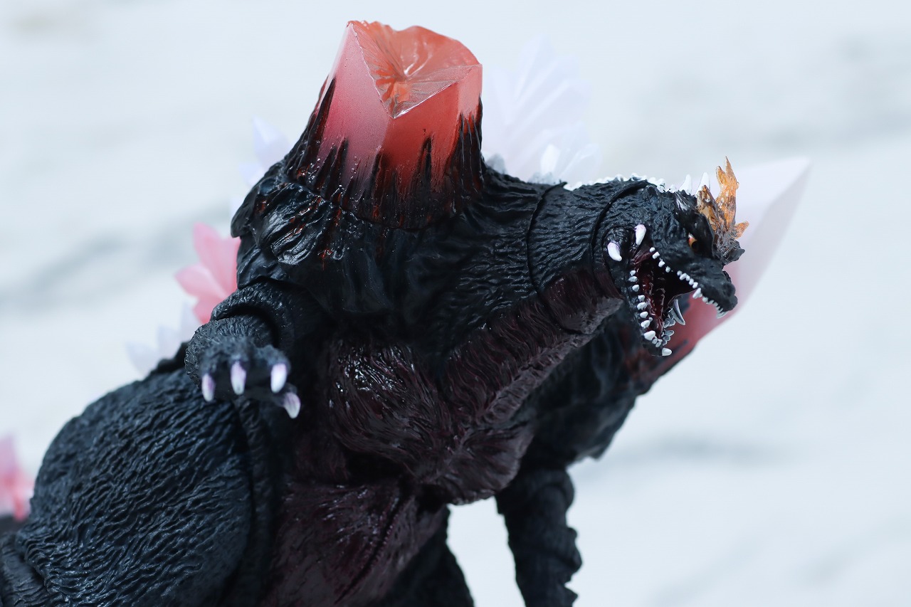 S.H.モンスターアーツ　スペースゴジラ 福岡決戦Ver.　レビュー　アクション