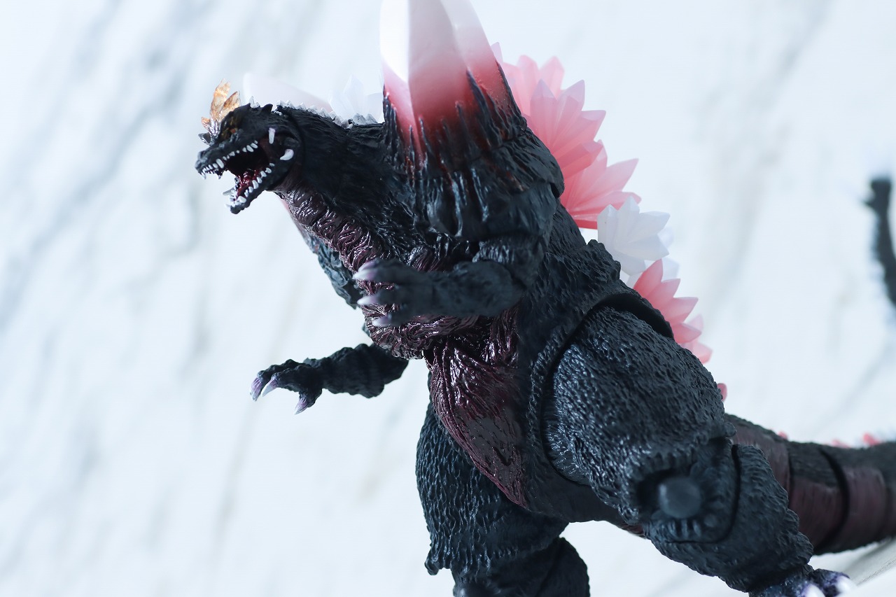 S.H.モンスターアーツ　スペースゴジラ 福岡決戦Ver.　レビュー　アクション