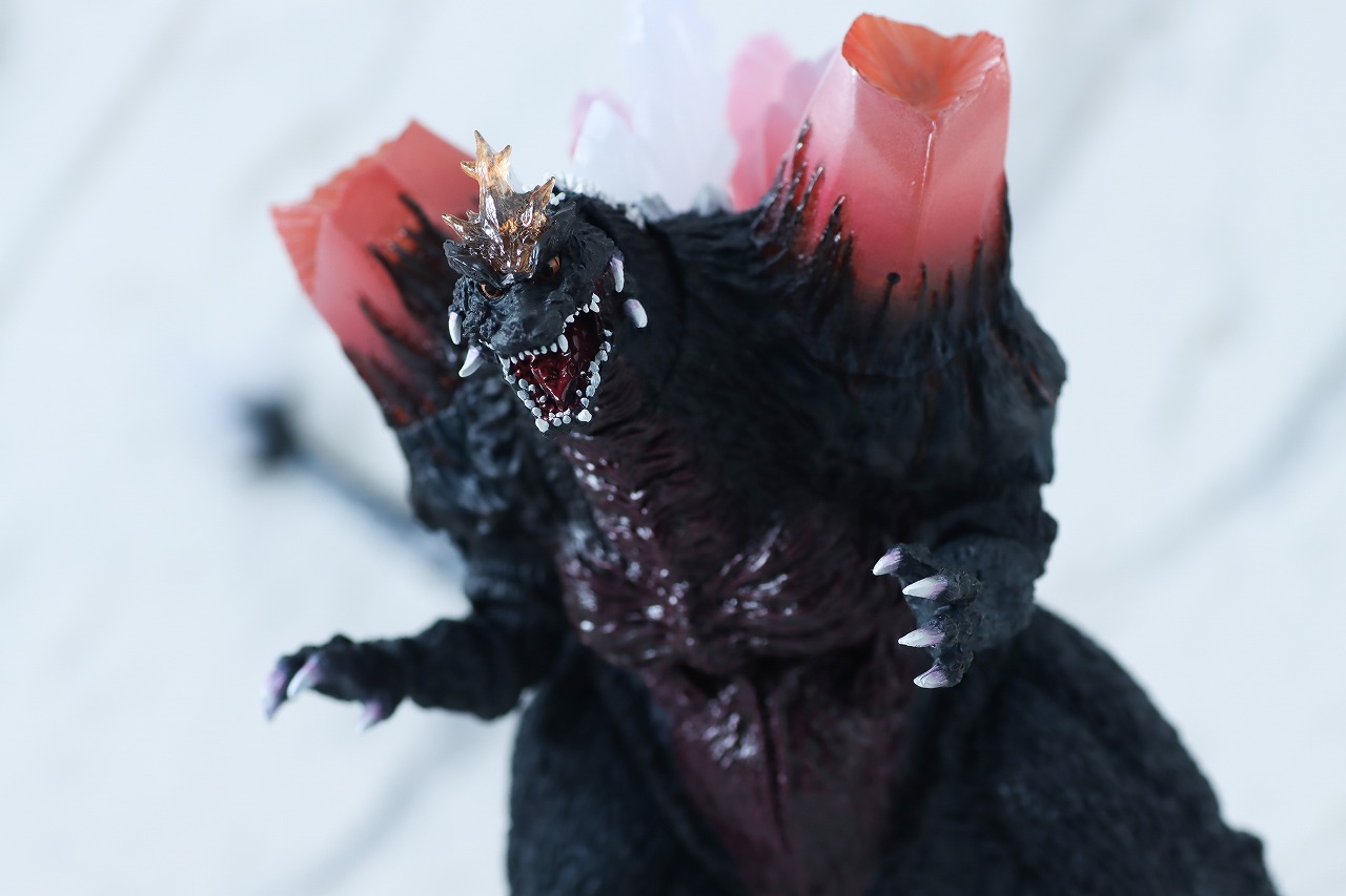 S.H.モンスターアーツ　スペースゴジラ 福岡決戦Ver.　レビュー　アクション