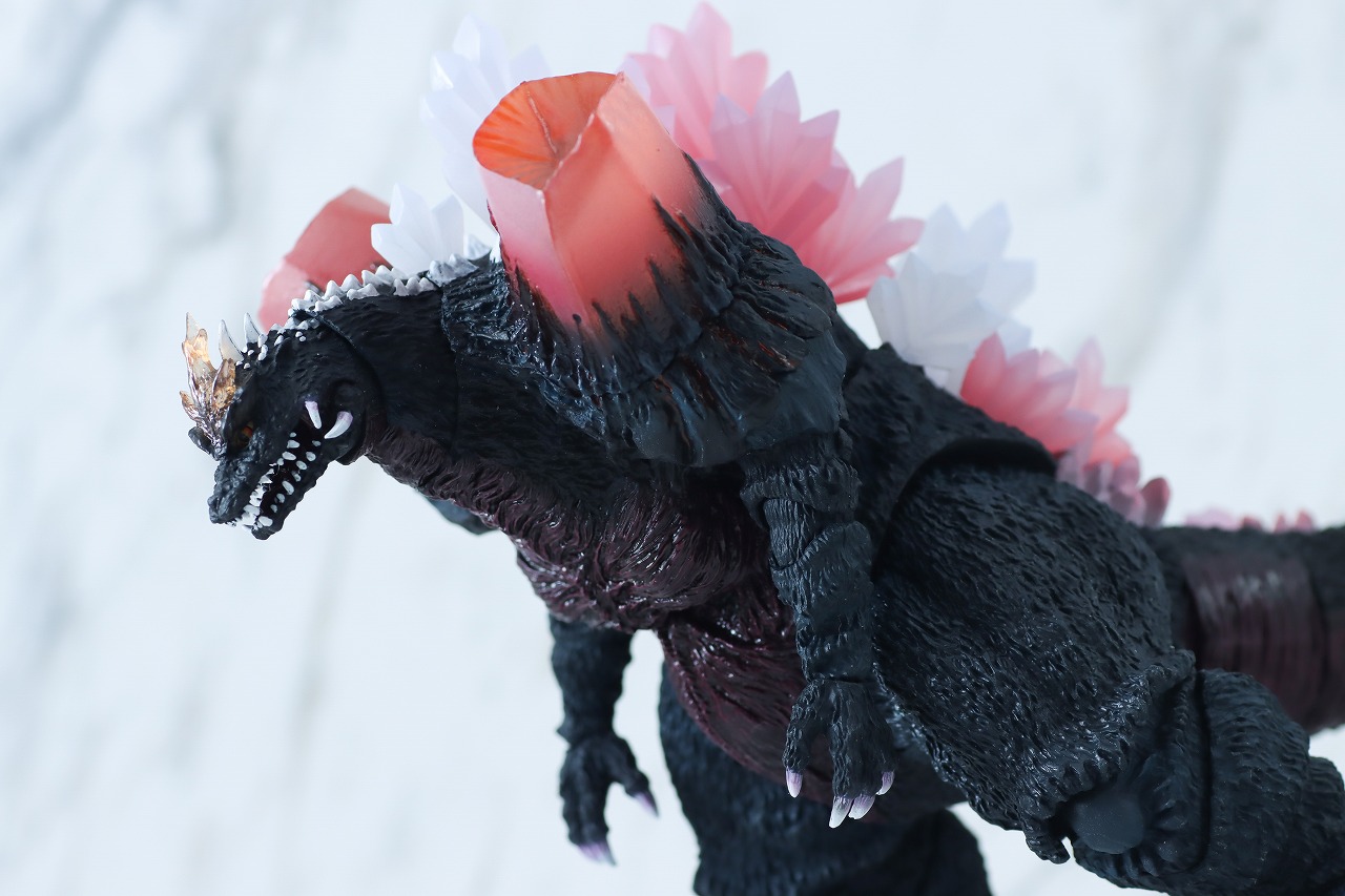 S.H.モンスターアーツ　スペースゴジラ 福岡決戦Ver.　レビュー　アクション