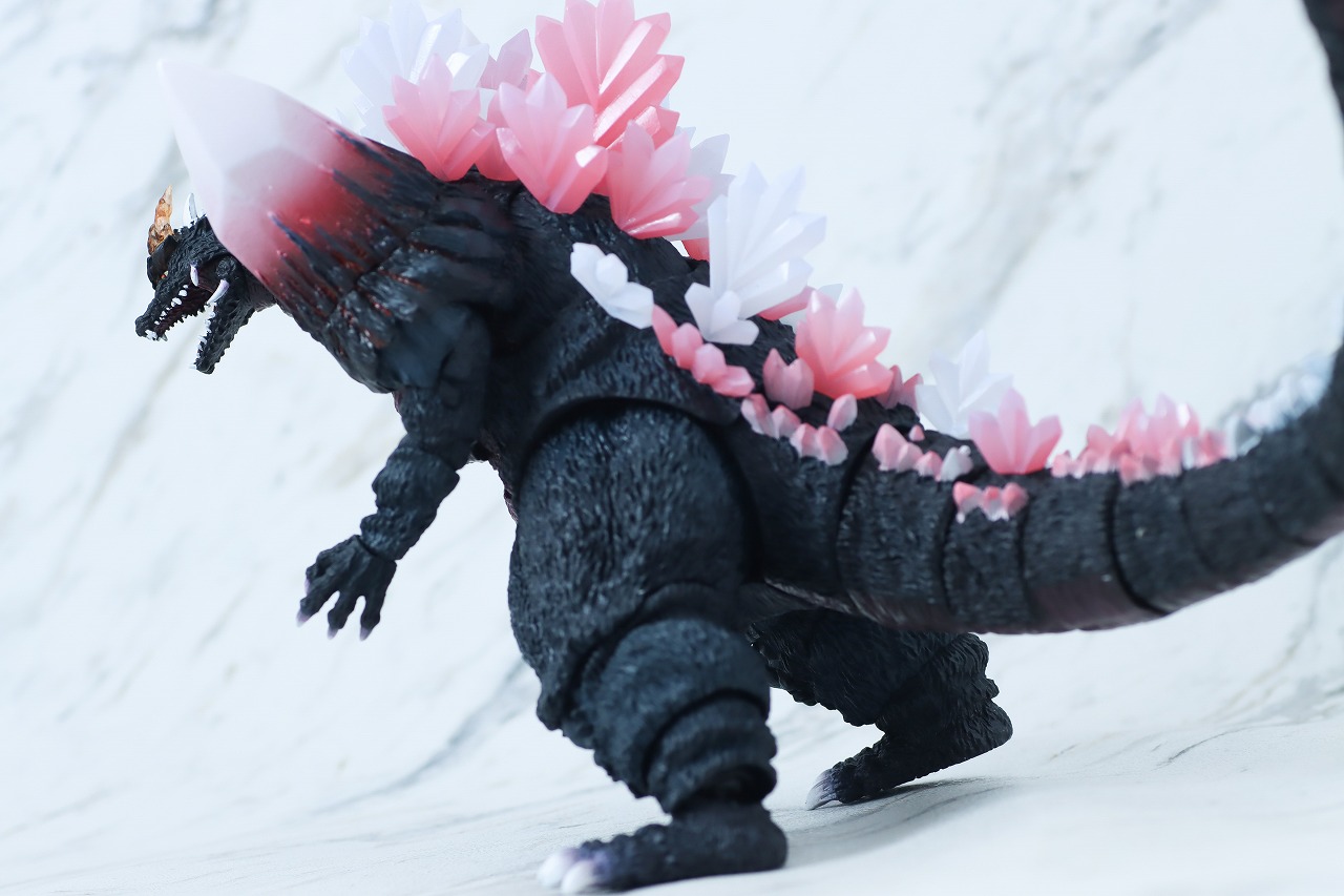 S.H.モンスターアーツ　スペースゴジラ 福岡決戦Ver.　レビュー　アクション