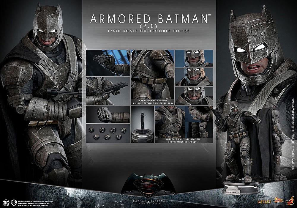 ホットトイズ ムービー・マスターピース　アーマード・バットマン（2.0版）