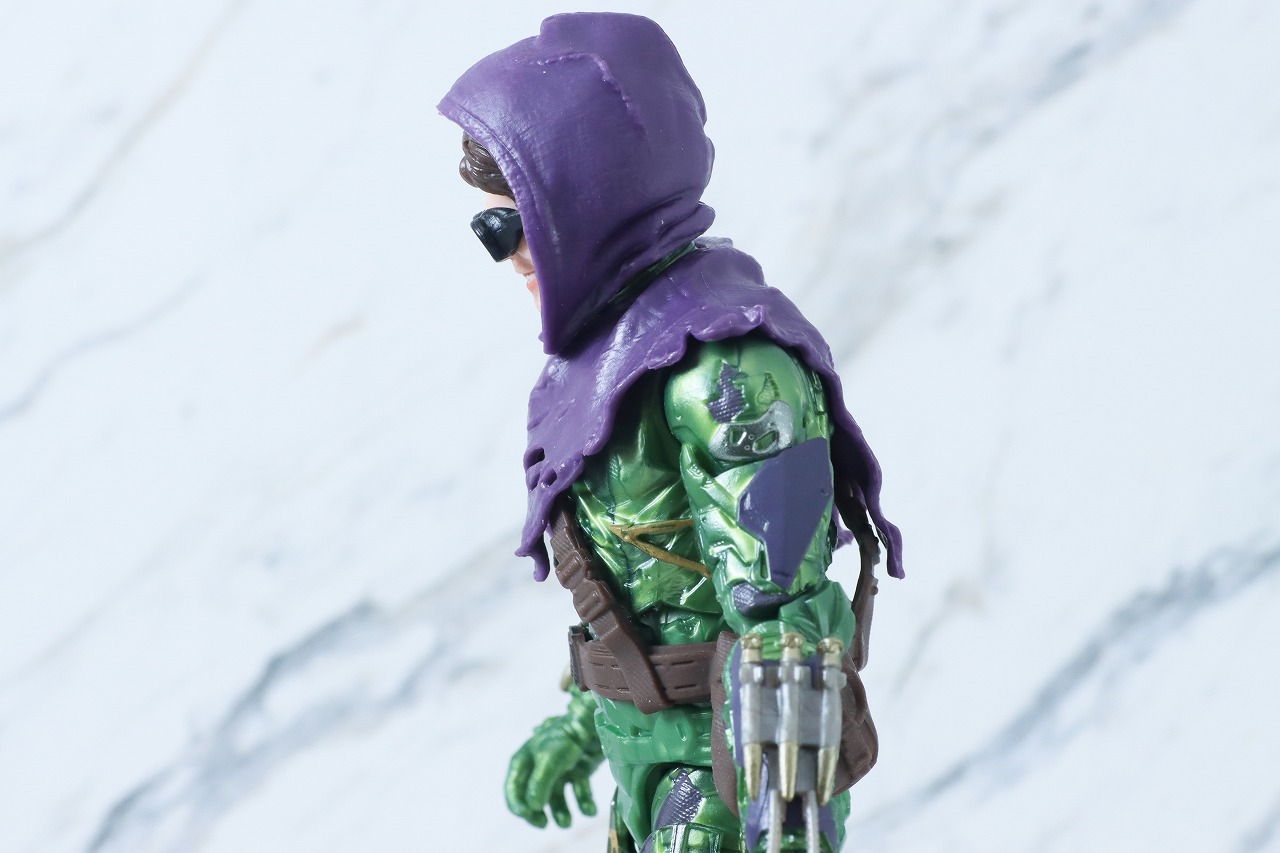 マーベルレジェンド　グリーン・ゴブリン アップグレードスーツ　レビュー　可動範囲