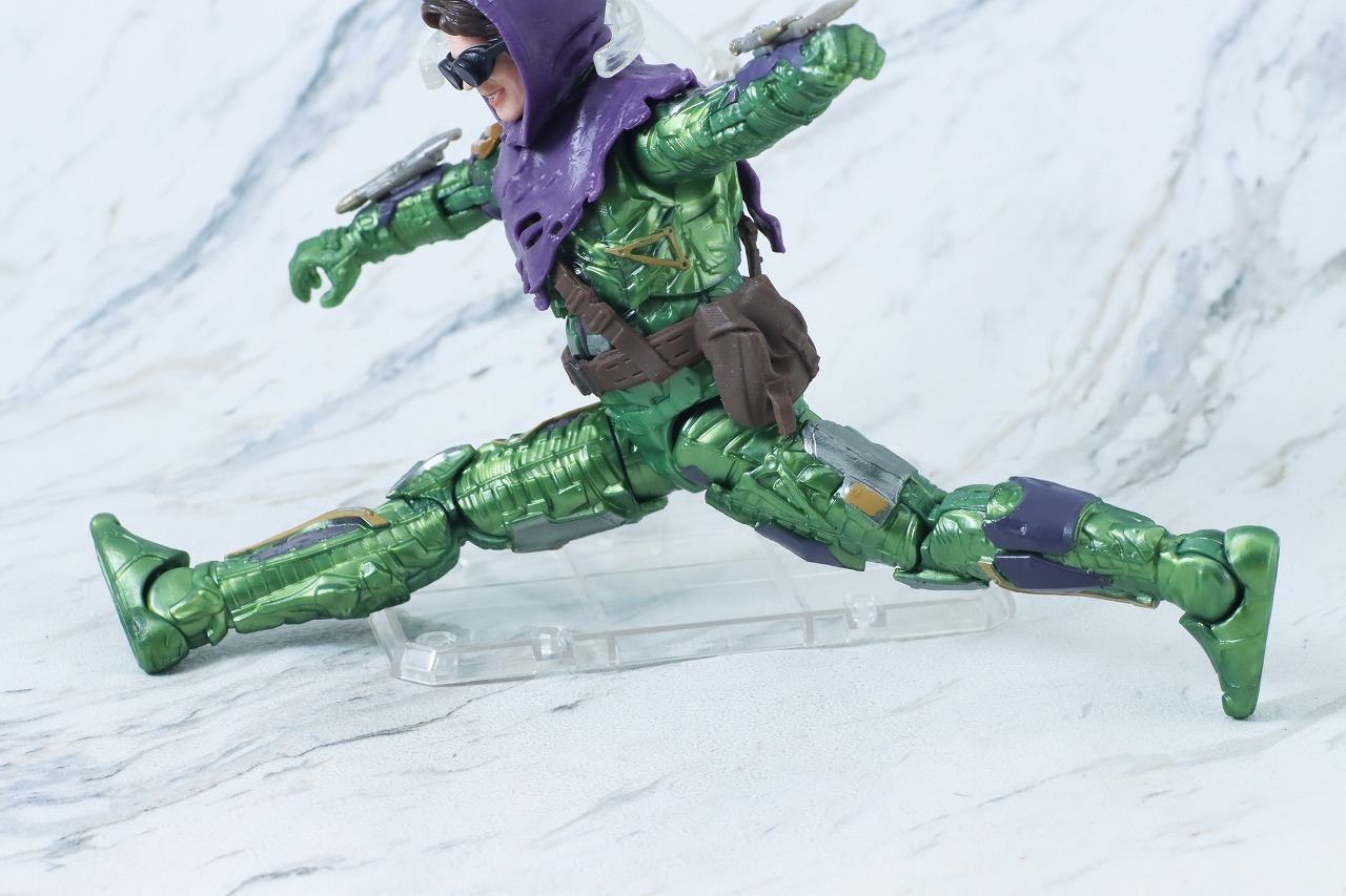 マーベルレジェンド　グリーン・ゴブリン アップグレードスーツ　レビュー　可動範囲