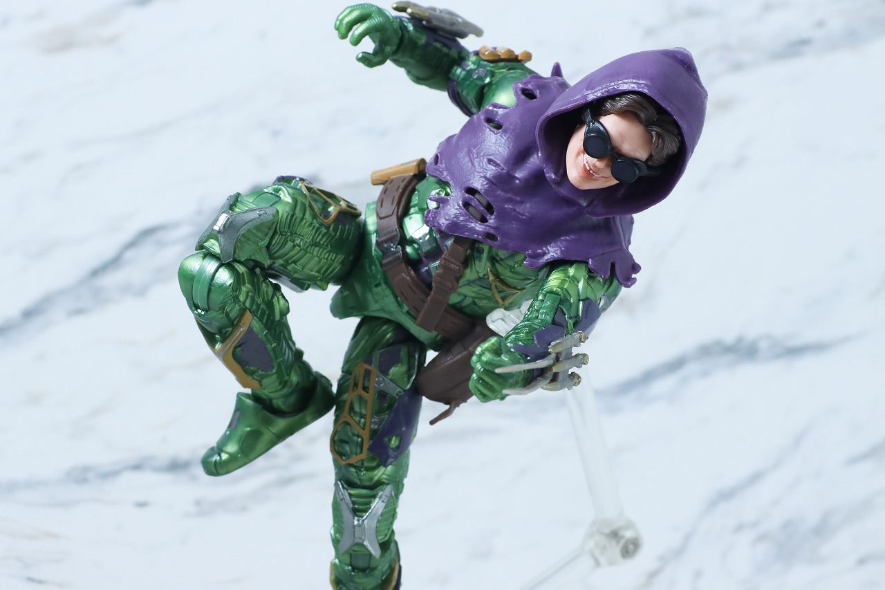 マーベルレジェンド　グリーン・ゴブリン アップグレードスーツ　レビュー　アクション　