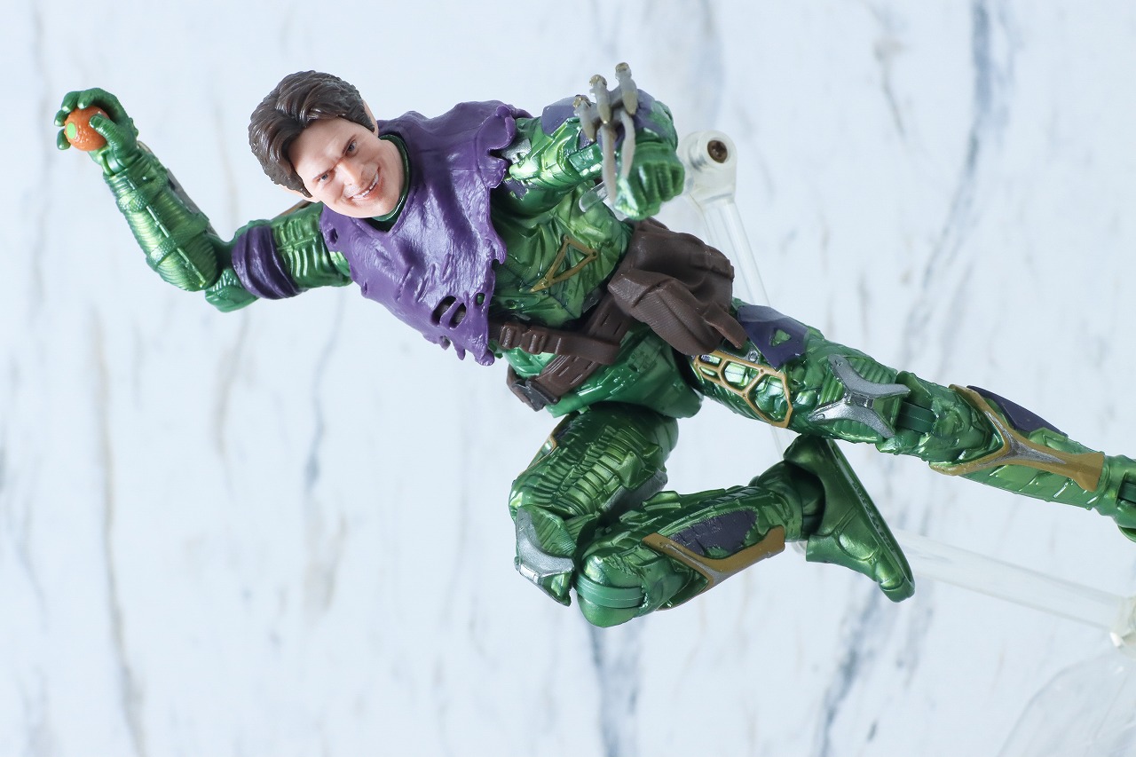 マーベルレジェンド　グリーン・ゴブリン アップグレードスーツ　レビュー　アクション　