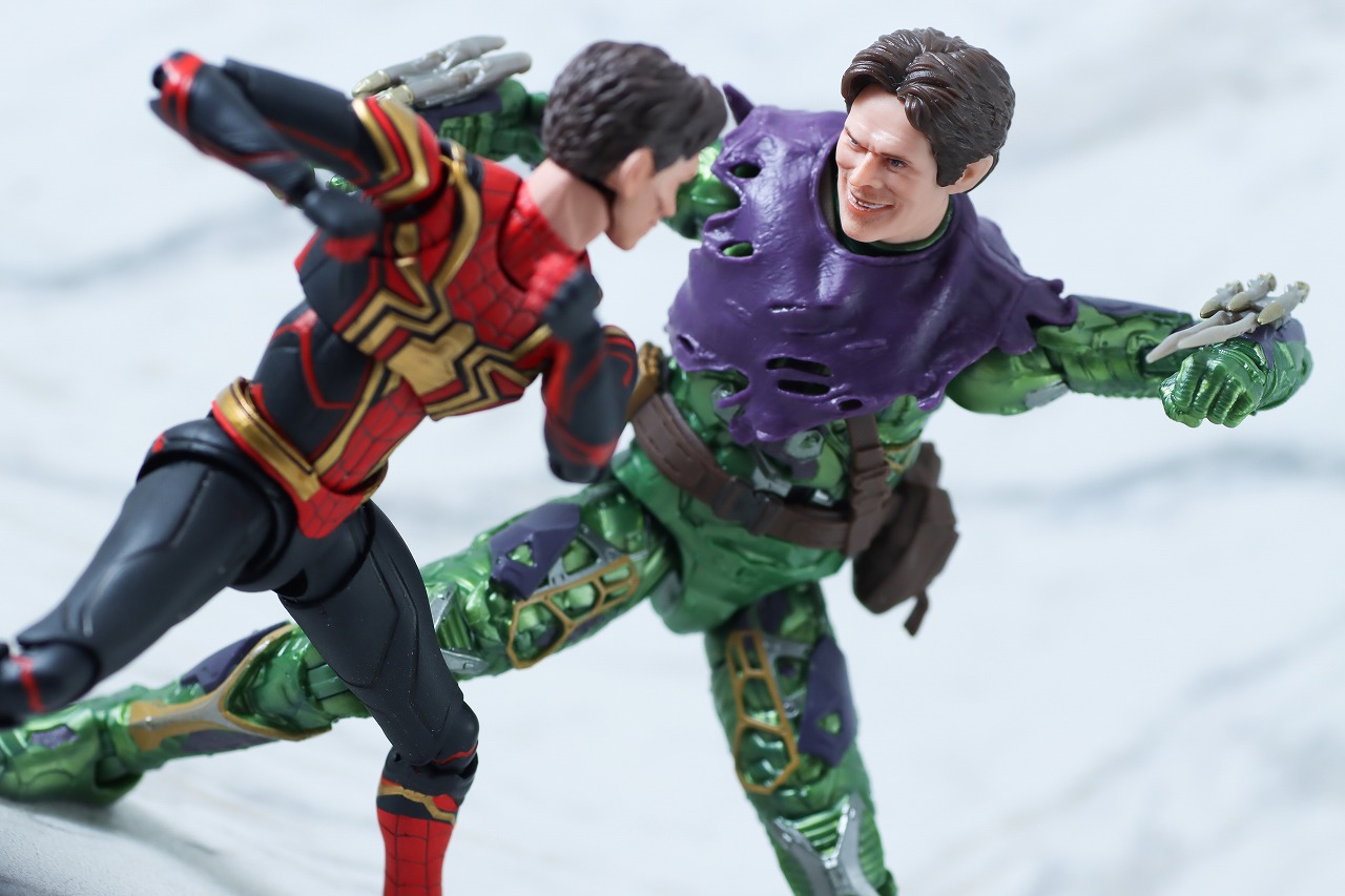 マーベルレジェンド　グリーン・ゴブリン アップグレードスーツ　レビュー　アクション　スパイダーマン　インテグレーテッドスーツ