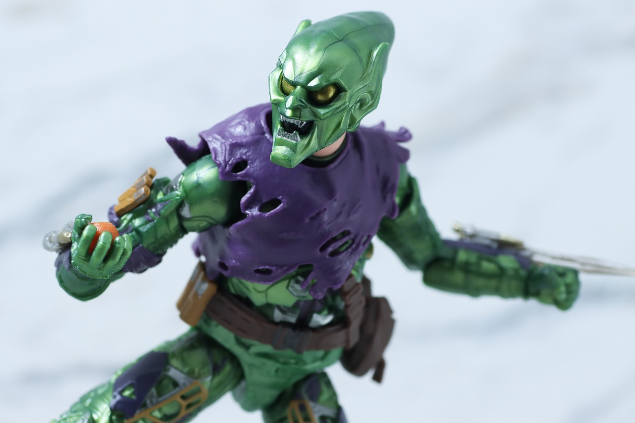 マーベルレジェンド　グリーン・ゴブリン アップグレードスーツ　レビュー　アクション　