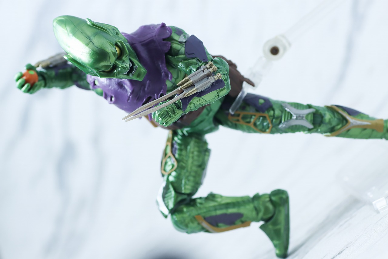 マーベルレジェンド　グリーン・ゴブリン アップグレードスーツ　レビュー　アクション　