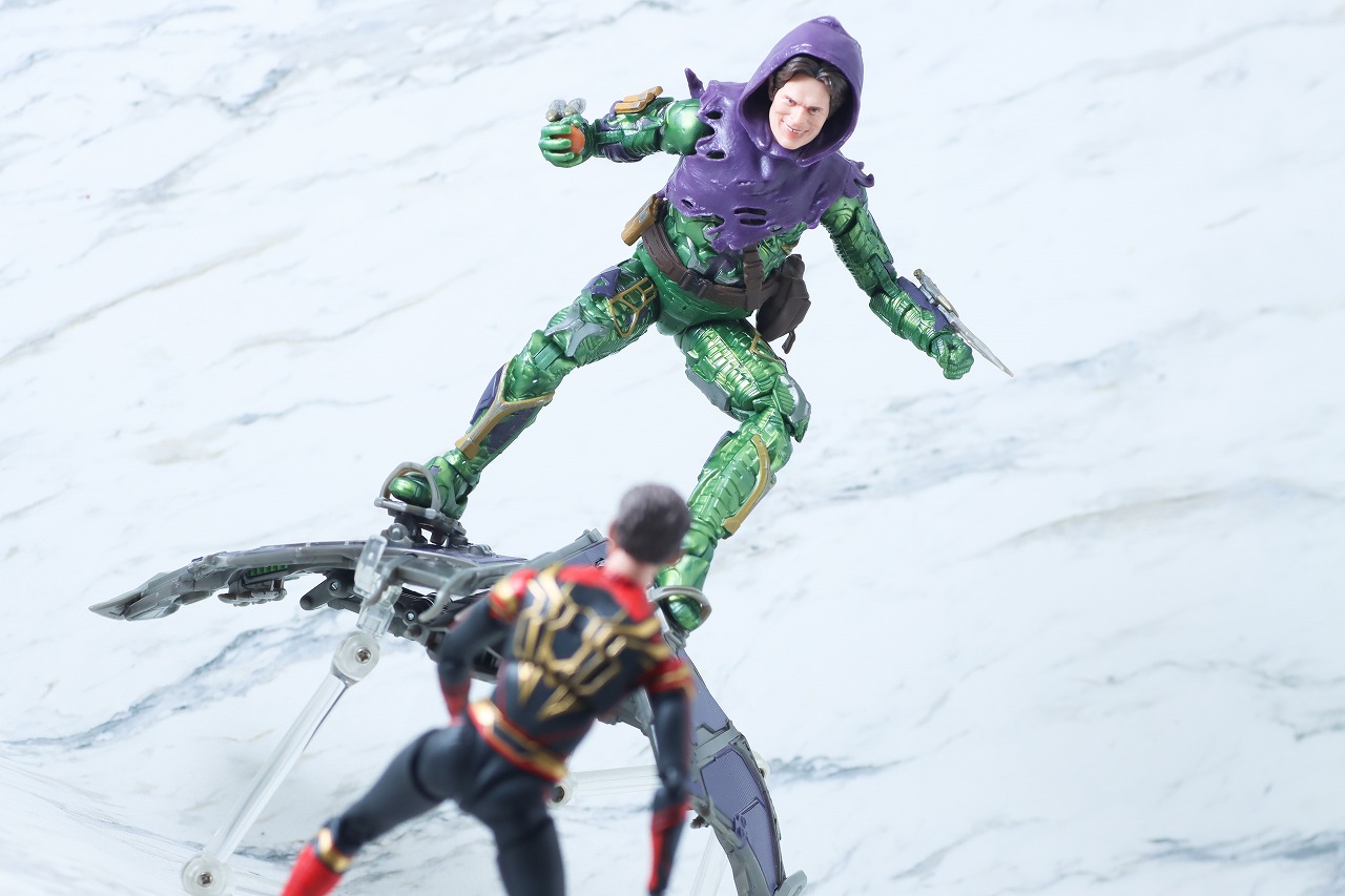 マーベルレジェンド　グリーン・ゴブリン アップグレードスーツ　レビュー　アクション　