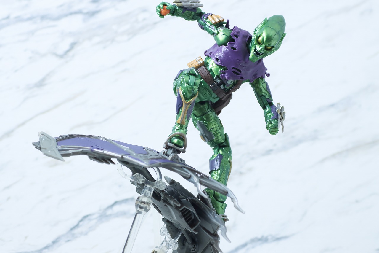 マーベルレジェンド　グリーン・ゴブリン アップグレードスーツ　レビュー　アクション　