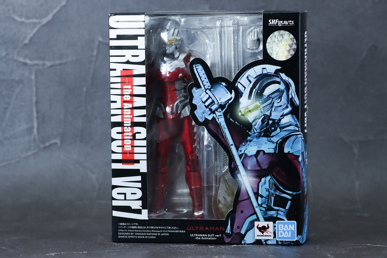 S.H.Figuarts　ULTRAMAN SUIT Ver7 the Animation　レビュー　パッケージ