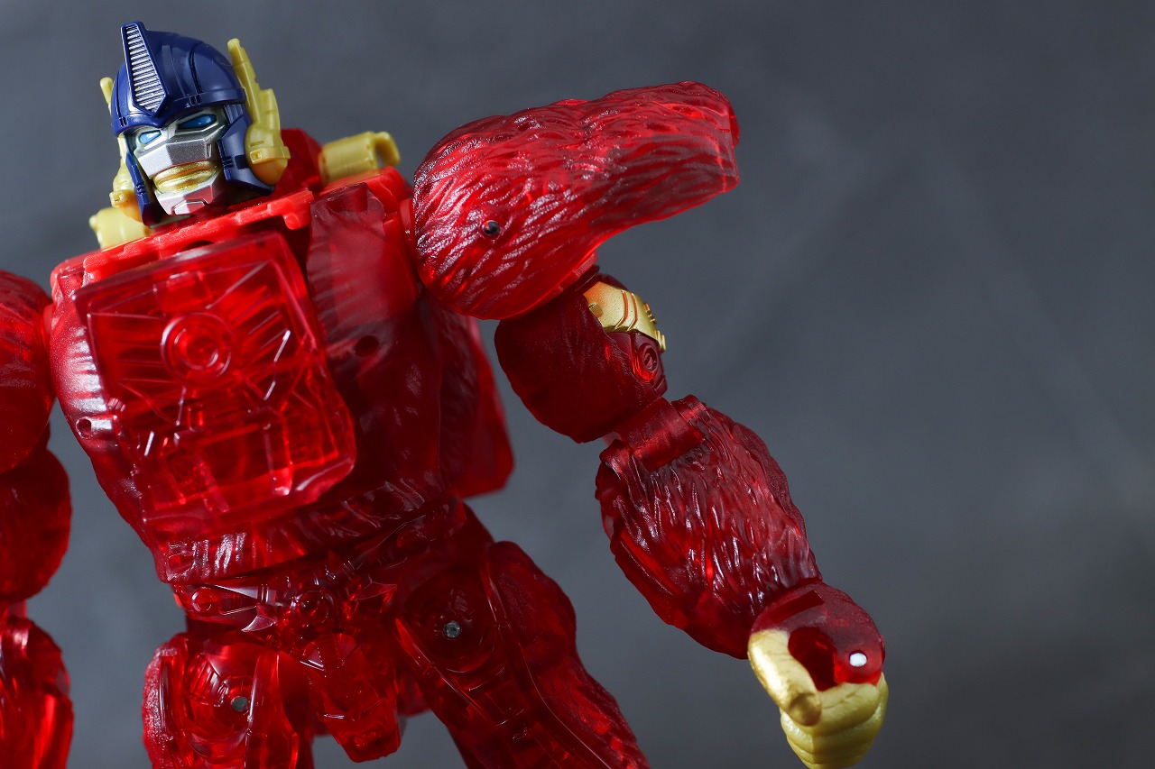 ジェネレーションズ キングダム KD-EX バーニングオプティマスプライマル　レビュー　ロボットモード　本体