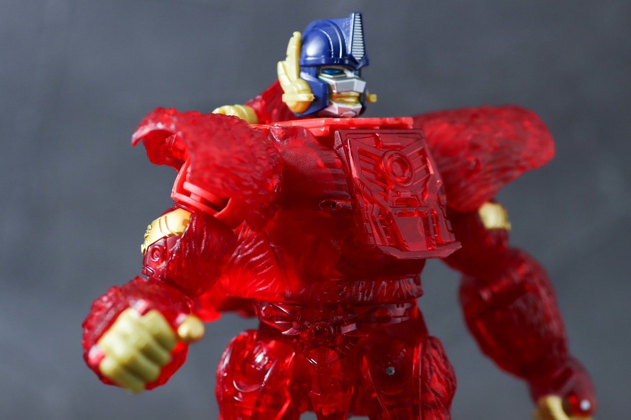 ジェネレーションズ キングダム KD-EX バーニングオプティマスプライマル　レビュー　ロボットモード　可動範囲