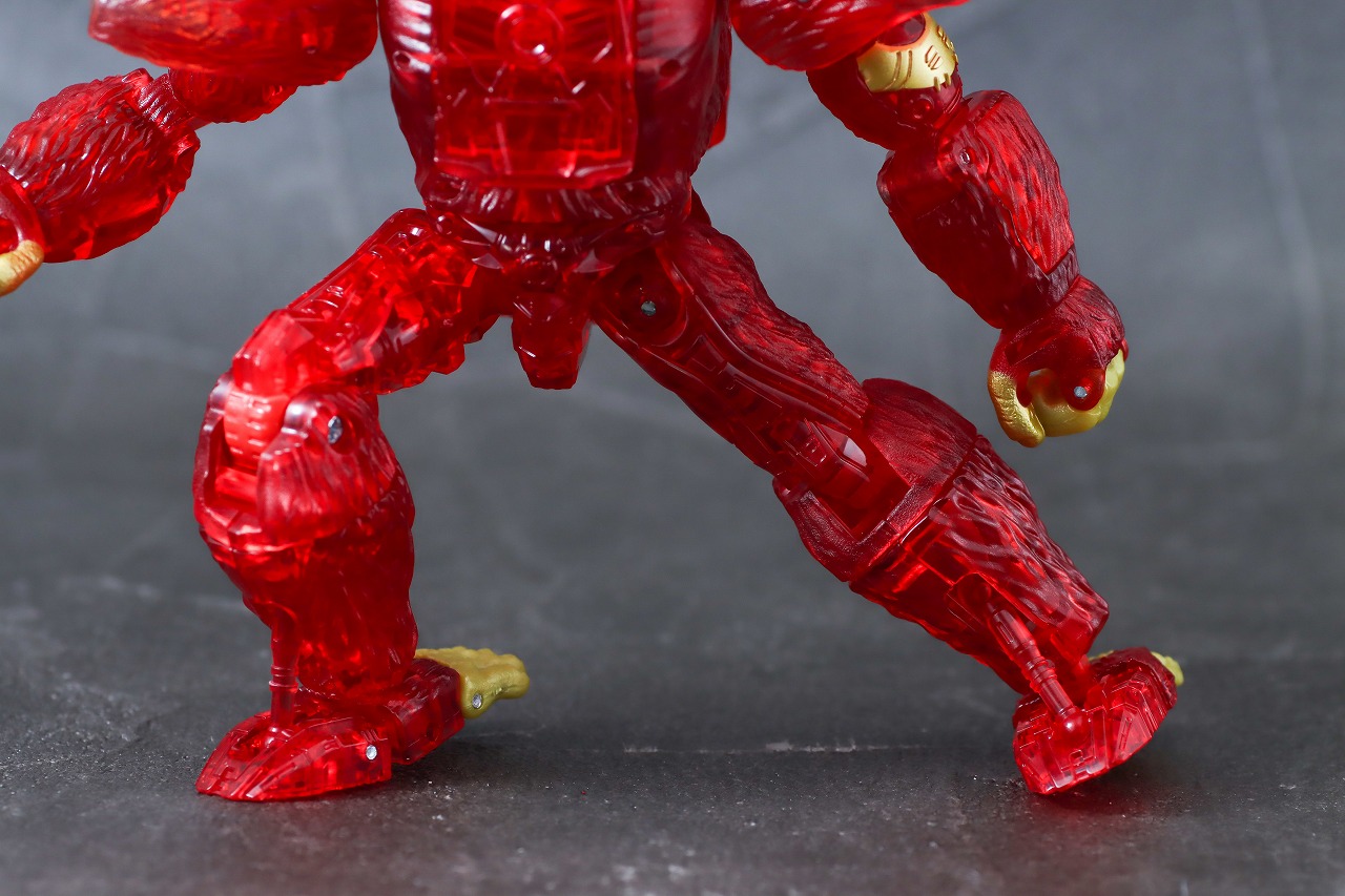 ジェネレーションズ キングダム KD-EX バーニングオプティマスプライマル　レビュー　ロボットモード　可動範囲