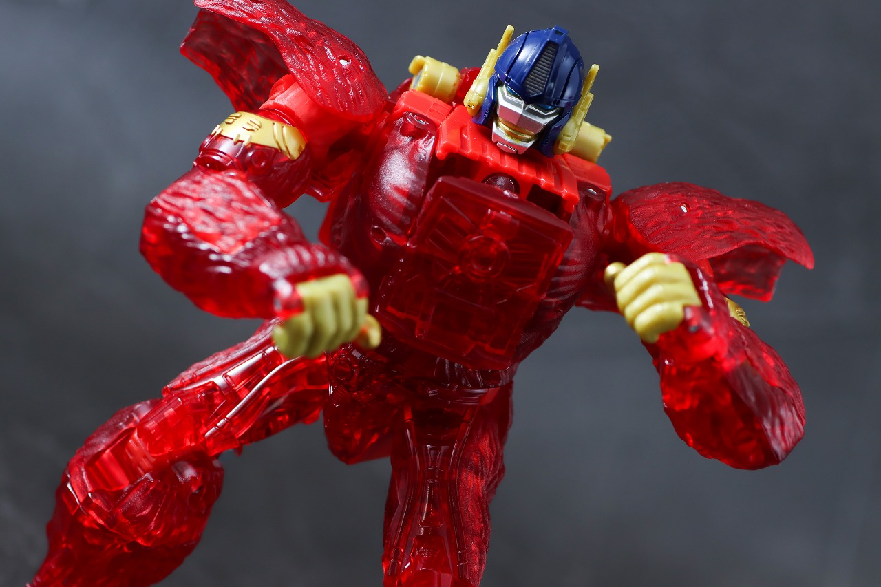 ジェネレーションズ キングダム KD-EX バーニングオプティマスプライマル　レビュー　アクション