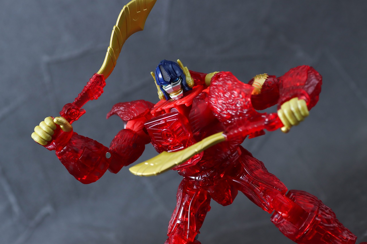 ジェネレーションズ キングダム KD-EX バーニングオプティマスプライマル　レビュー　アクション