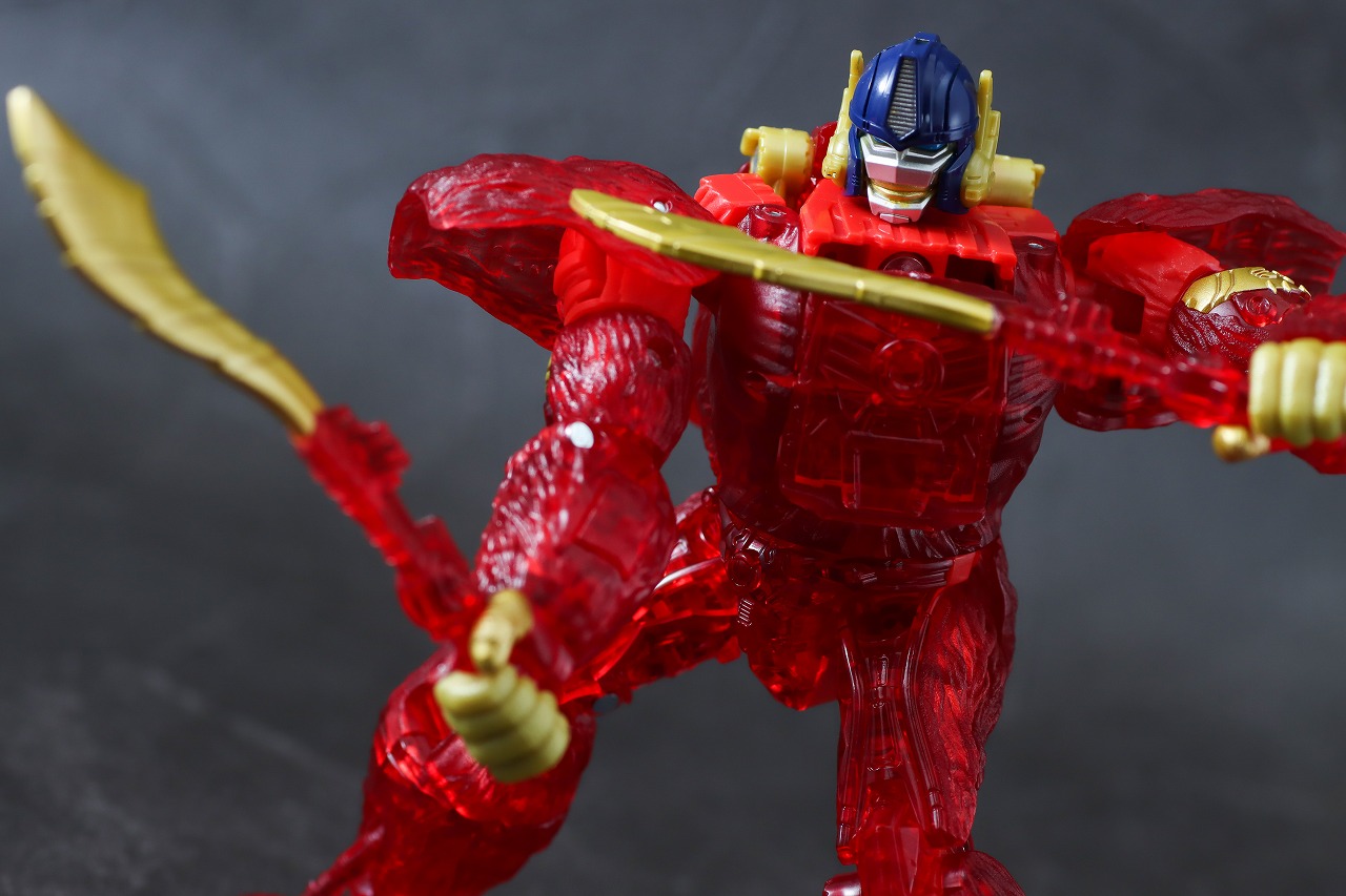 ジェネレーションズ キングダム KD-EX バーニングオプティマスプライマル　レビュー　アクション