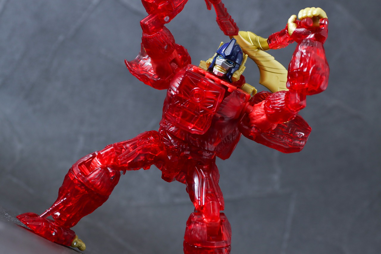 ジェネレーションズ キングダム KD-EX バーニングオプティマスプライマル　レビュー　アクション