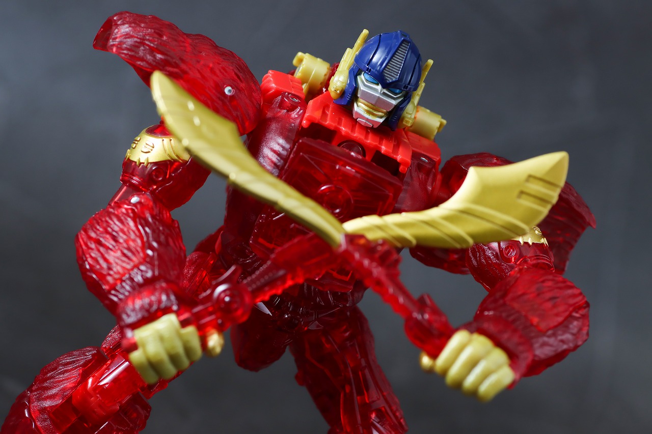 ジェネレーションズ キングダム KD-EX バーニングオプティマスプライマル　レビュー　アクション