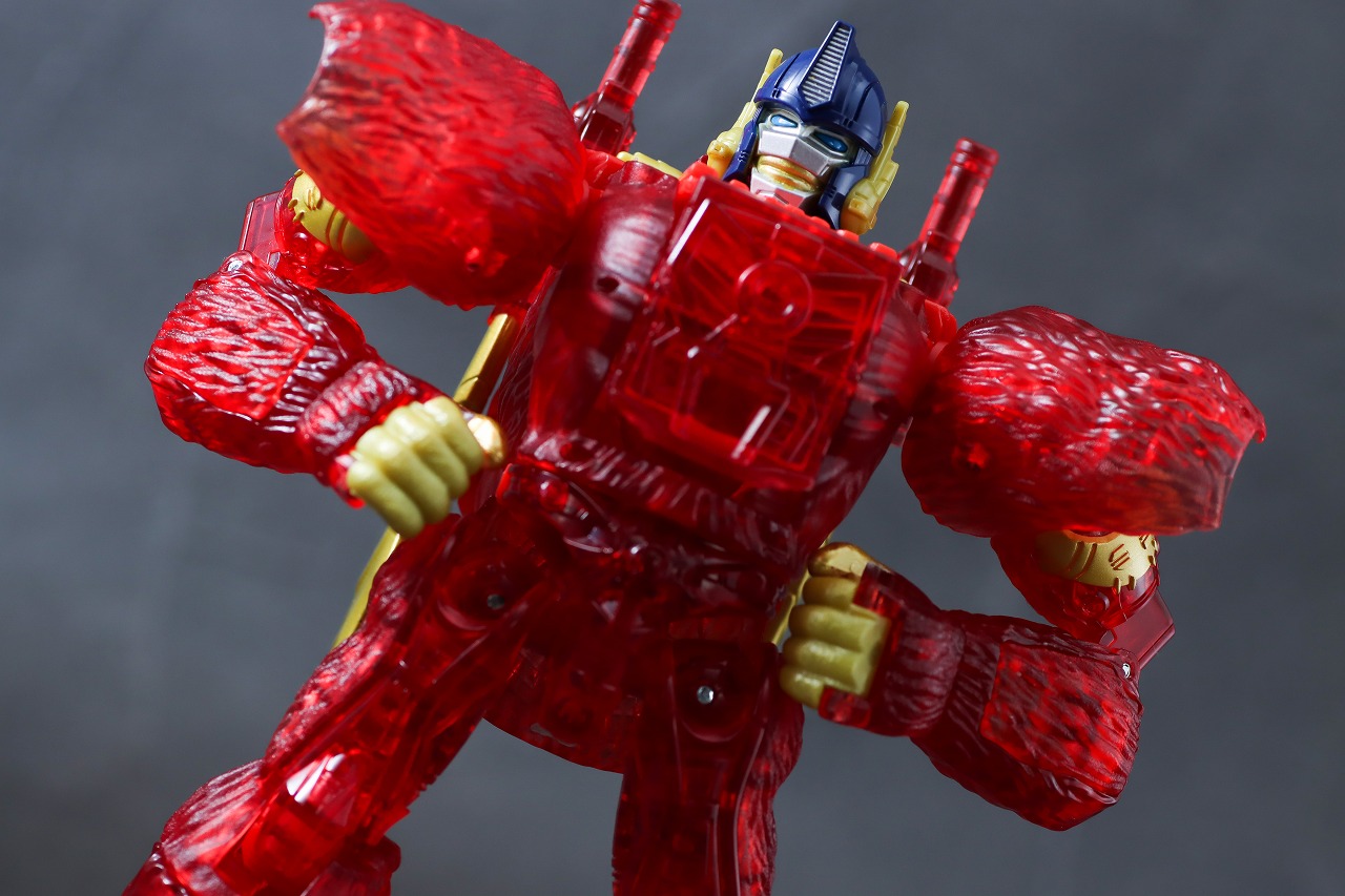 ジェネレーションズ キングダム KD-EX バーニングオプティマスプライマル　レビュー　アクション