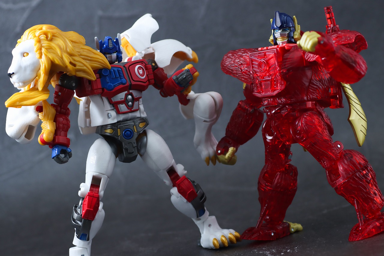 ジェネレーションズ キングダム KD-EX バーニングオプティマスプライマル　レビュー　アクション　ライオコンボイ　レオプライム