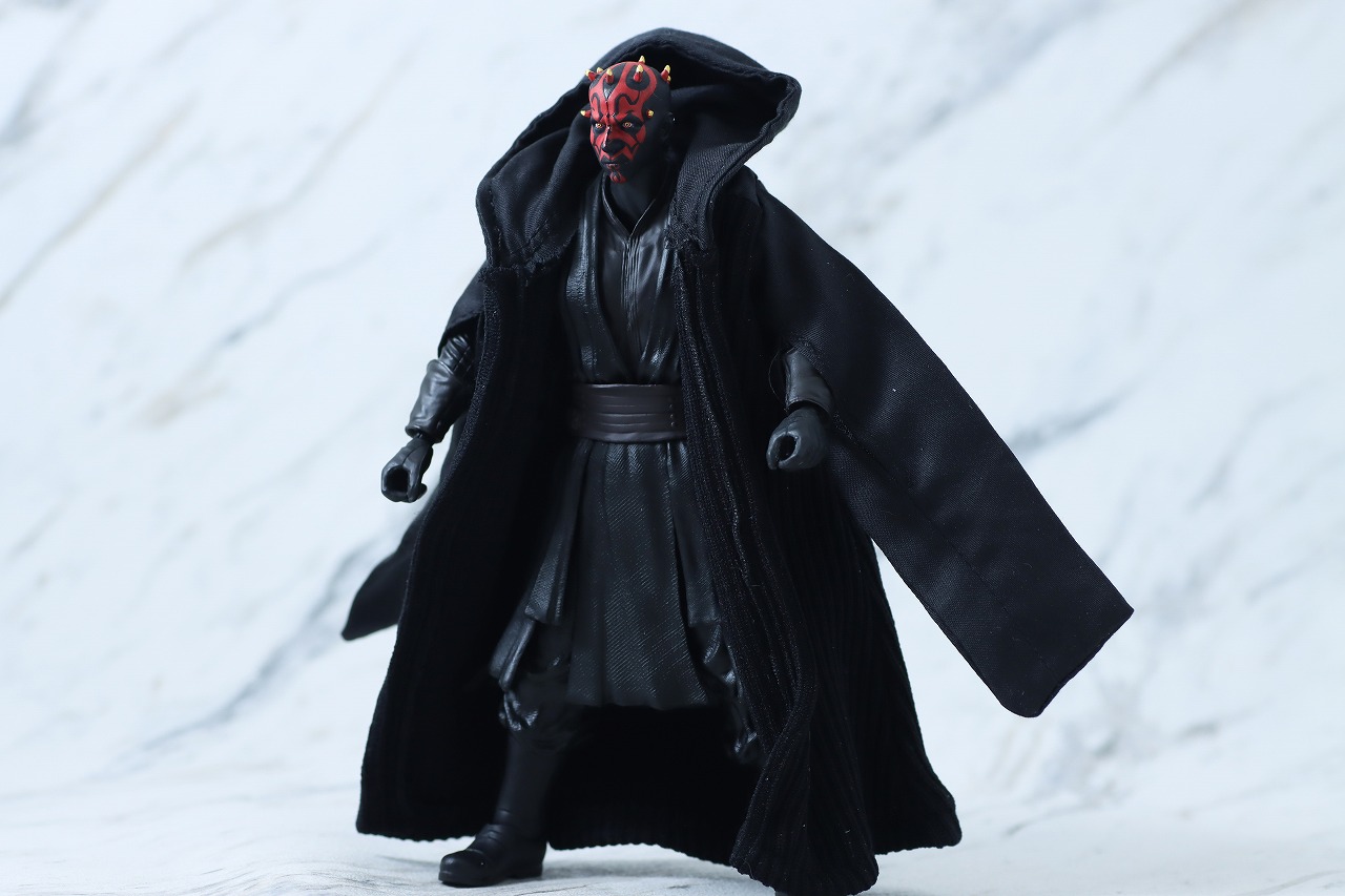 S.H.フィギュアーツ　ダース・モール（『スター・ウォーズ：ファントム・メナス』）　レビュー　付属品　クローク