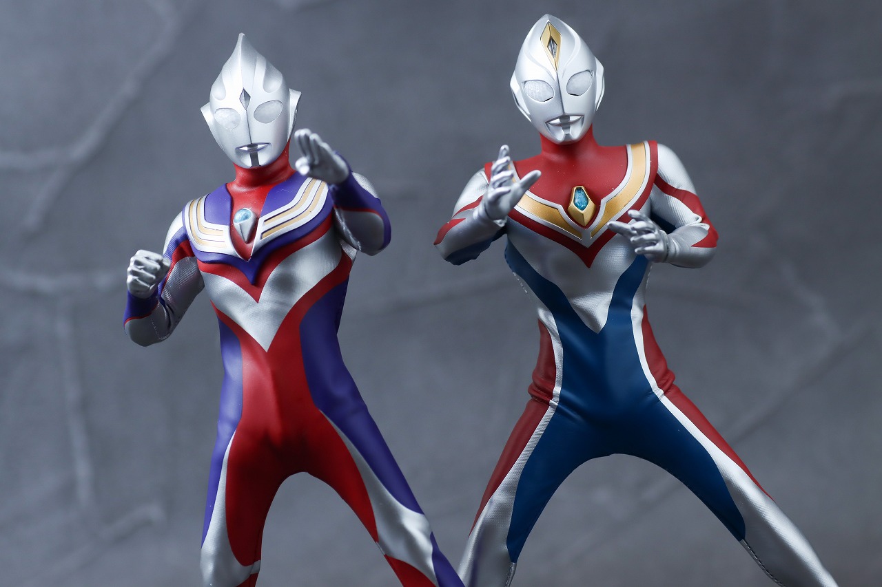 alphamax　ウルトラマンダイナ フラッシュタイプ　レビュー　アクション　ウルトラマンティガ