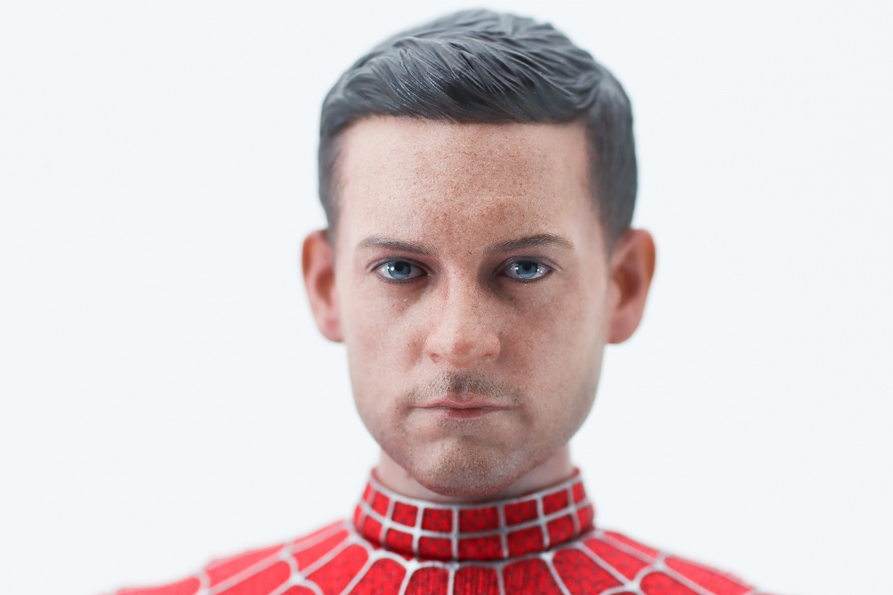 ホットトイズ ムービー・マスターピース フレンドリー・ネイバーフッド・スパイダーマン レビュー 付属品 ピーター・パーカーヘッド