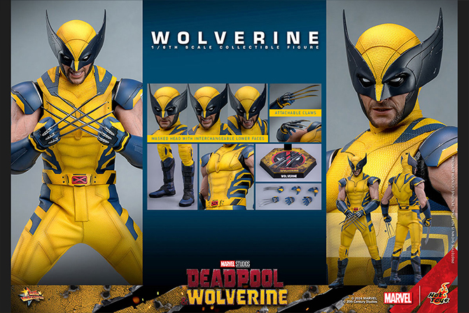 ホットトイズ　ムービー・マスターピース　ウルヴァリン（『デッドプール＆ウルヴァリン』）ボーナスアクセサリー付き