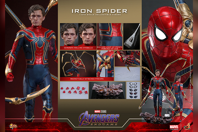 ホットトイズ ムービー・マスターピース アイアン・スパイダー（『アベンジャーズ／エンドゲーム』）