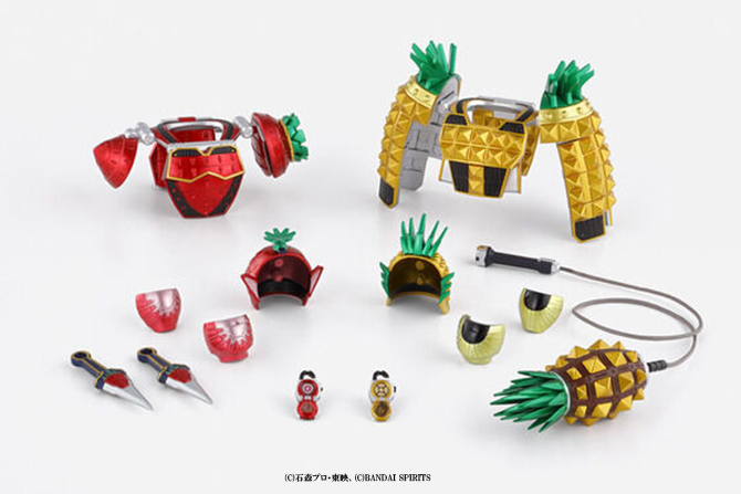 S.H.Figuarts（真骨彫製法） 仮面ライダー鎧武 アームズチェンジセット（パインアームズ＆イチゴアームズ）