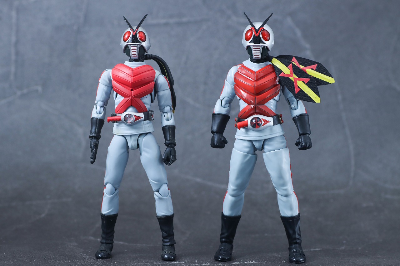 S.H.フィギュアーツ 真骨彫製法　仮面ライダーX　レビュー　2013年版　比較