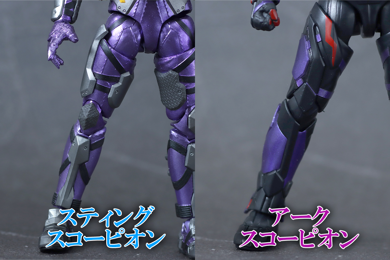S.H.フィギュアーツ　仮面ライダー滅　アークスコーピオン　Final Battle Weapons Set　レビュー　比較　スティングスコーピオン