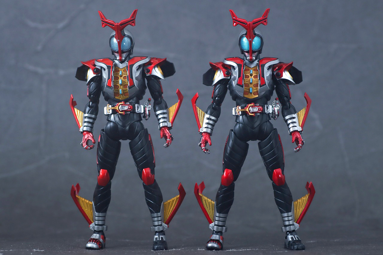 S.H.フィギュアーツ 真骨彫製法　仮面ライダーカブト ハイパーフォーム 真骨彫10th Anniversar Ver.　レビュー　ハイパークロックアップ　通常版　比較