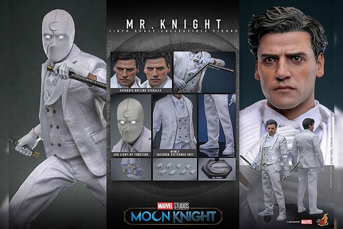 ホットトイズ新作！Mr.ナイト＆ムーンナイト（植毛版）が26年1月発売！オスカー・アイザックのフェイスを立体化