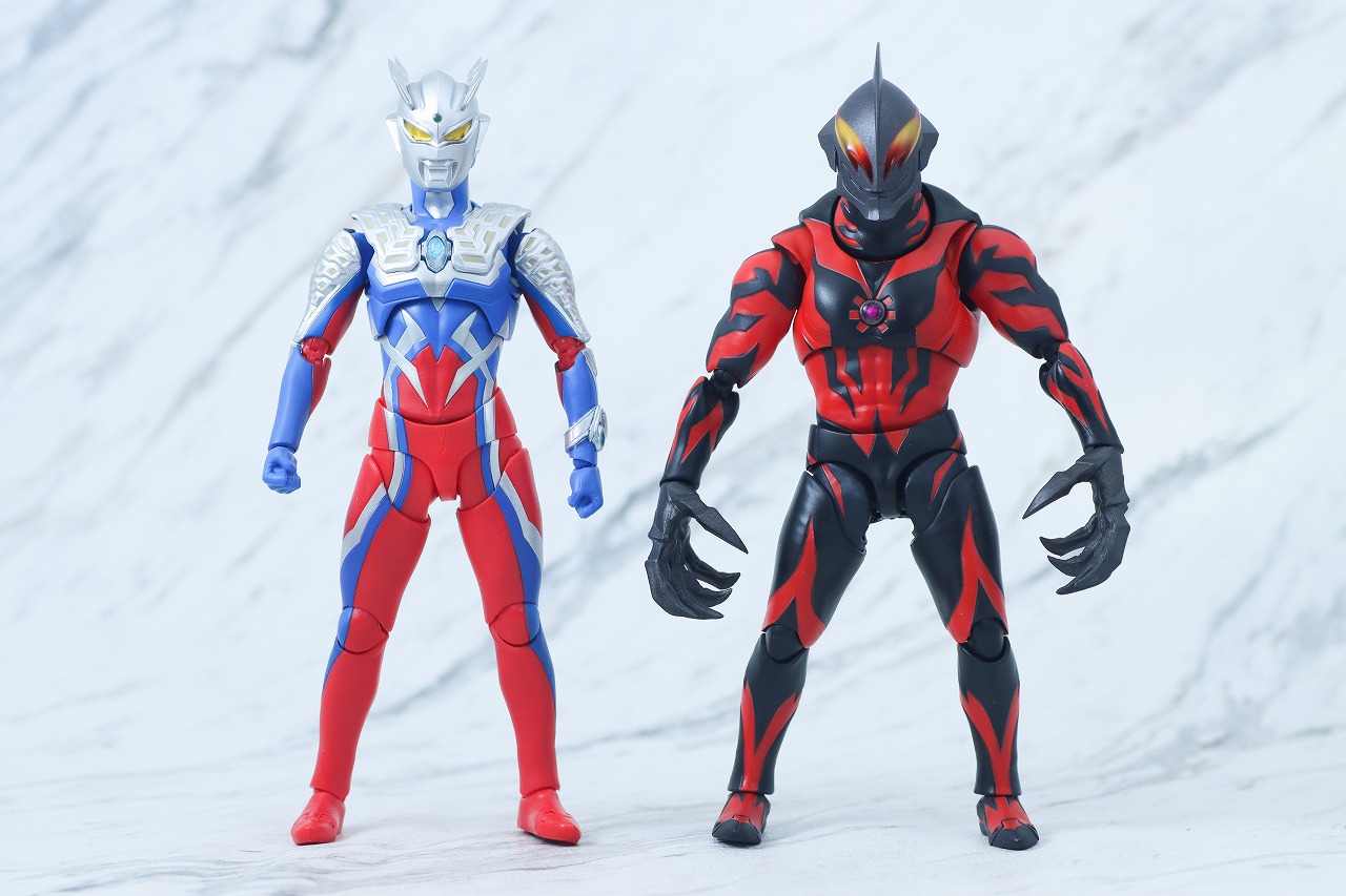 S.H.フィギュアーツ　ウルトラマンベリアル ダークネスヒールズver.　レビュー　比較 ウルトラマンゼロ　ニュージェネ　スターズver.