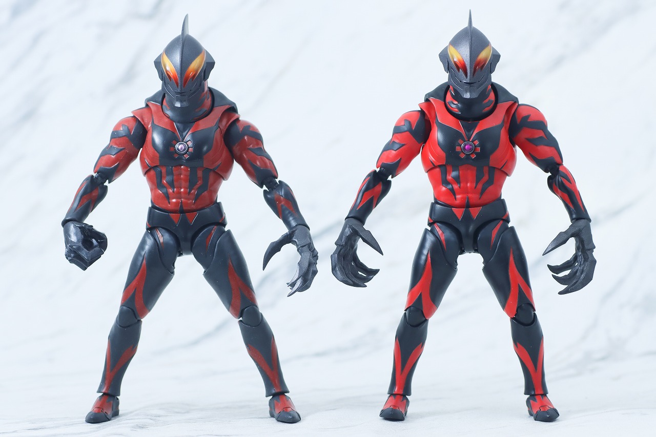 S.H.フィギュアーツ　ウルトラマンベリアル ダークネスヒールズver.　レビュー　比較