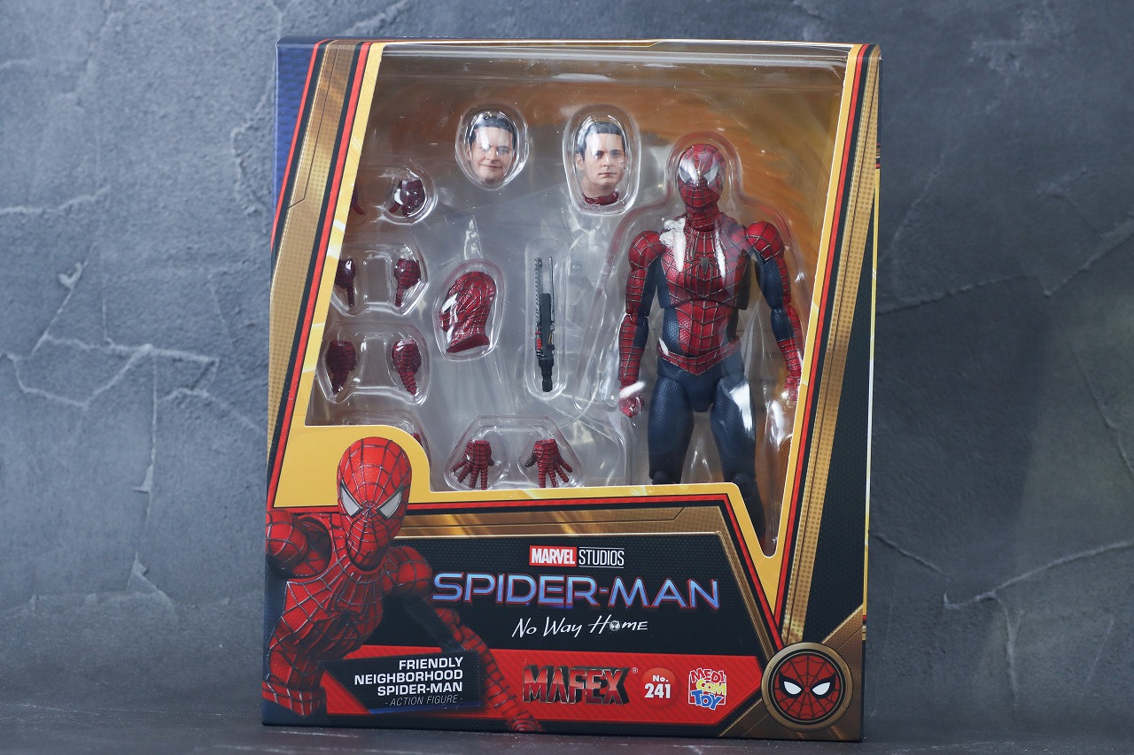 MAFEX　フレンドリー　ネイバーフッド　スパイダーマン　レビュー　パッケージ