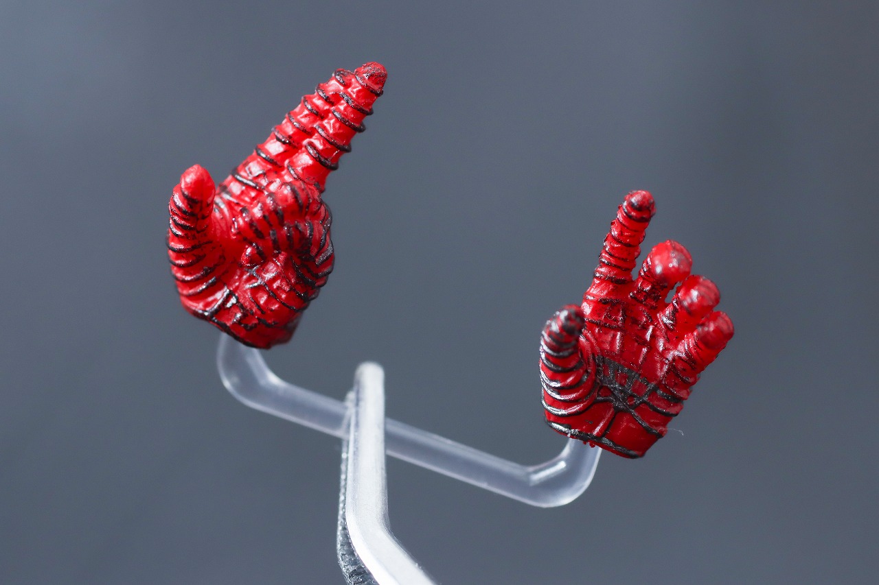 MAFEX　フレンドリー　ネイバーフッド　スパイダーマン　レビュー　付属品　手首