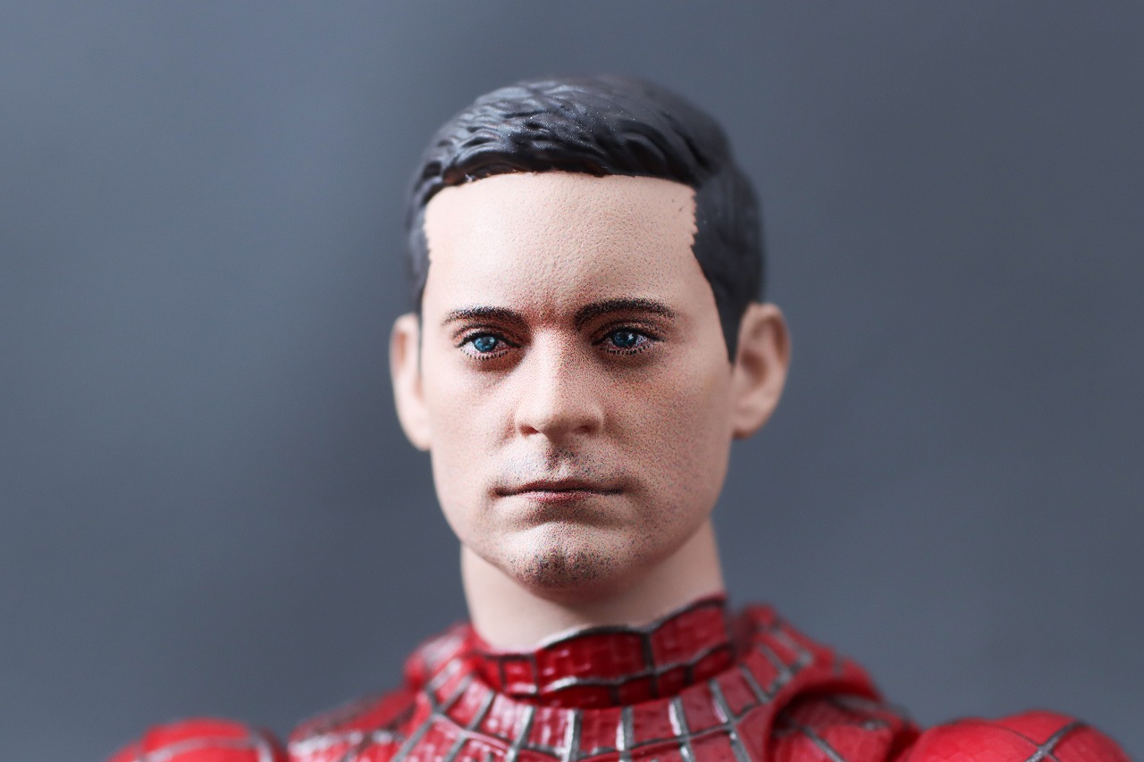 MAFEX　フレンドリー　ネイバーフッド　スパイダーマン　レビュー　付属品　ピーター・パーカー　素顔ヘッド