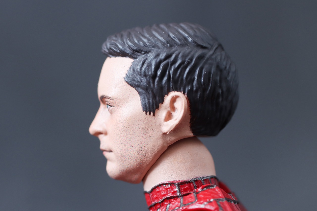 MAFEX　フレンドリー　ネイバーフッド　スパイダーマン　レビュー　付属品　ピーター・パーカー　素顔ヘッド